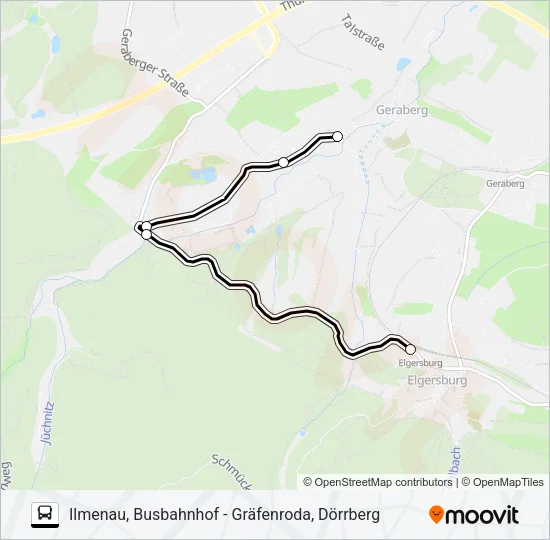 301 Bus Line Map