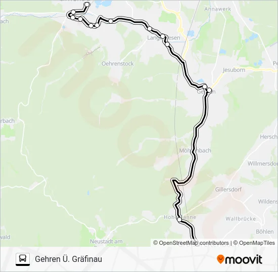 Автобус 304: карта маршрута