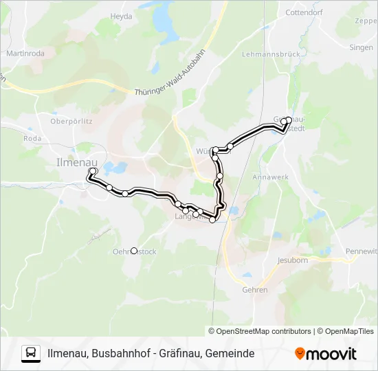 Автобус 305: карта маршрута