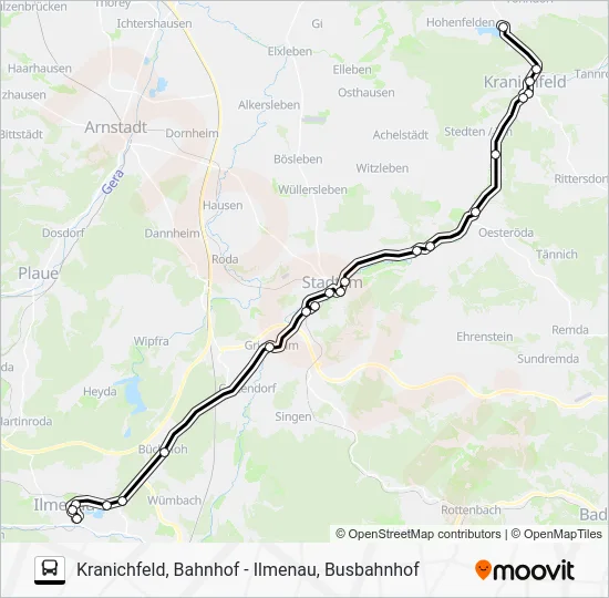 Автобус 311: карта маршрута