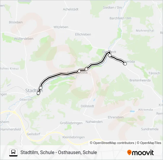 Автобус 362: карта маршрута