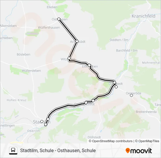 Автобус 362: карта маршрута