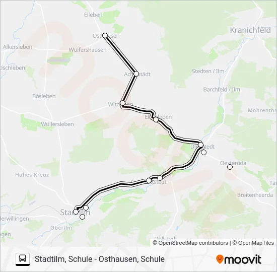 Автобус 362: карта маршрута