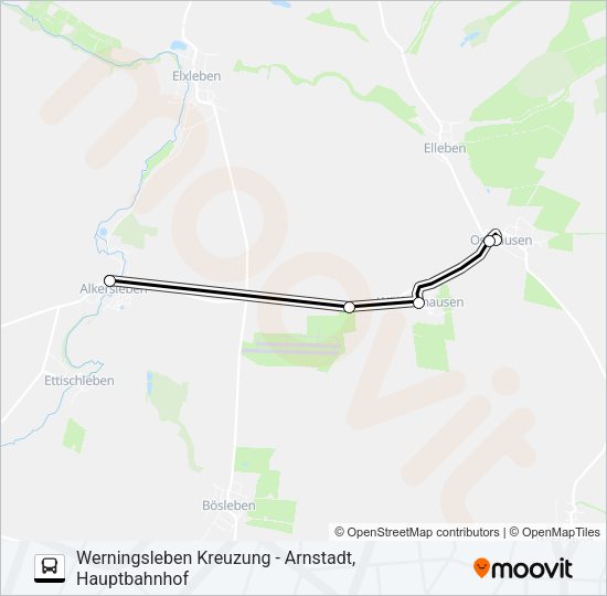 Автобус 363: карта маршрута