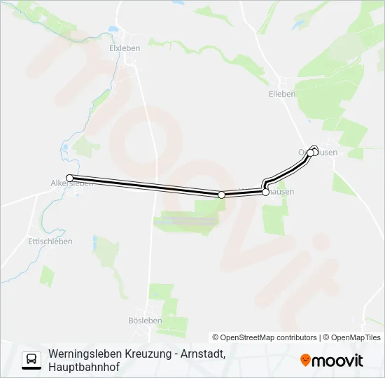 Автобус 363: карта маршрута