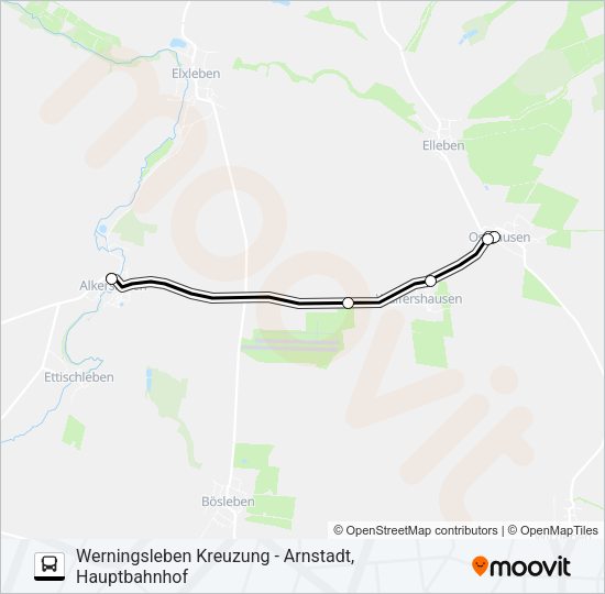 Автобус 363: карта маршрута