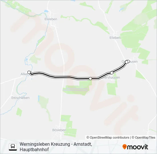 363 Bus Line Map