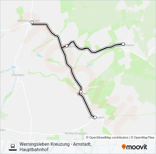 Автобус 363: карта маршрута