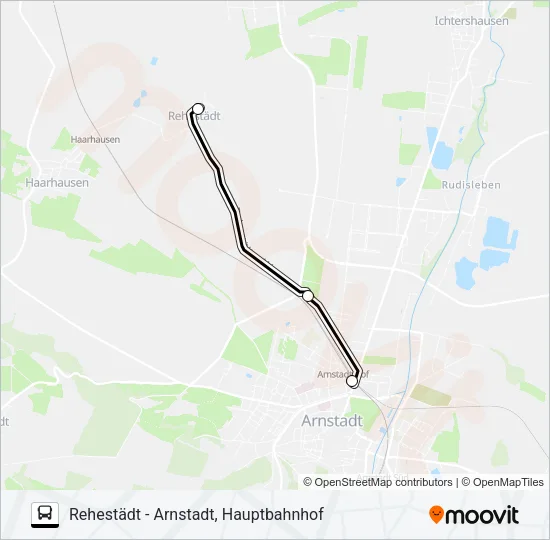 372 Bus Line Map
