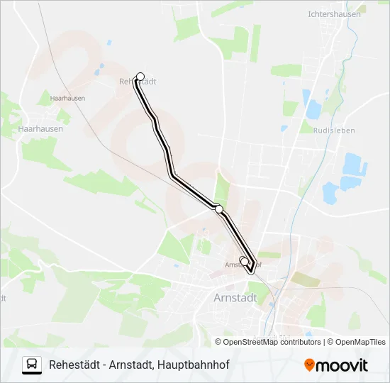 372 Bus Line Map