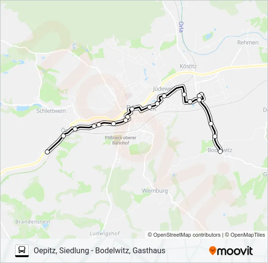 A Bus Line Map