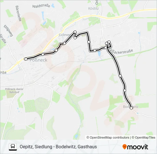 A Bus Line Map