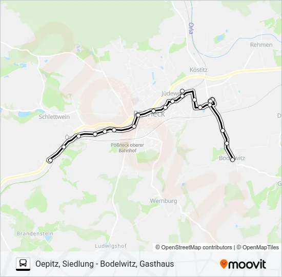 A Bus Line Map