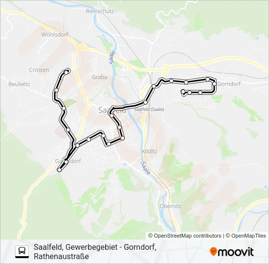 A Bus Line Map
