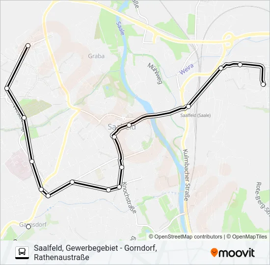 A Bus Line Map