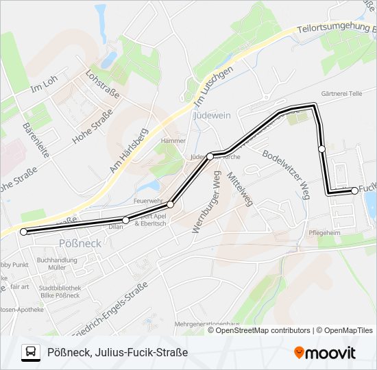 C Bus Line Map