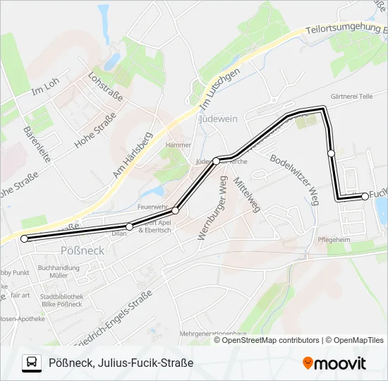 C Bus Line Map