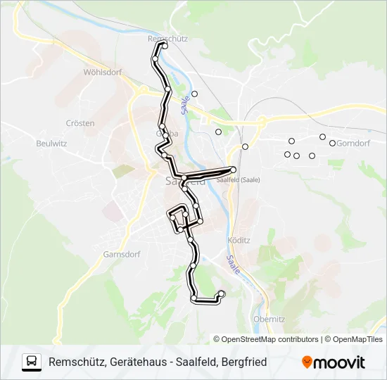 D Bus Line Map