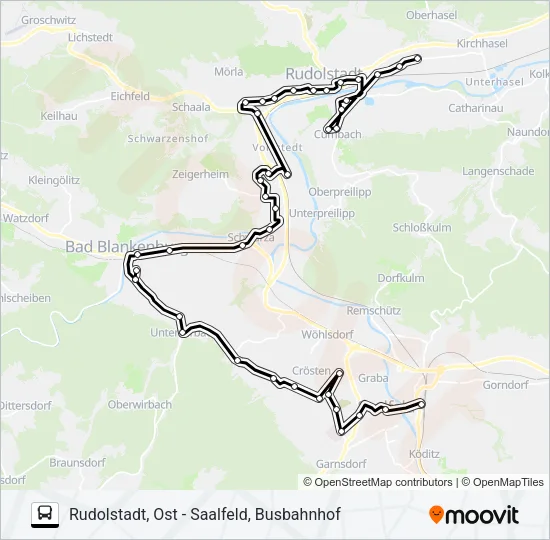 S2 Bus Line Map