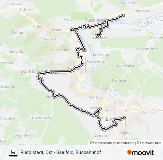 S2 Bus Line Map