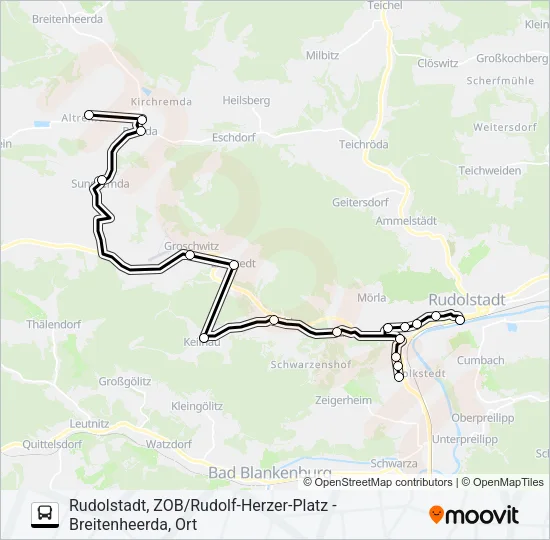 120 Bus Line Map