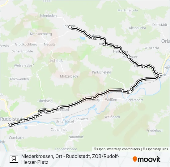 122 Bus Line Map