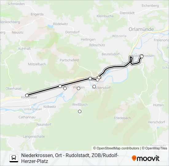 122 Bus Line Map