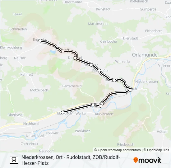 122 Bus Line Map