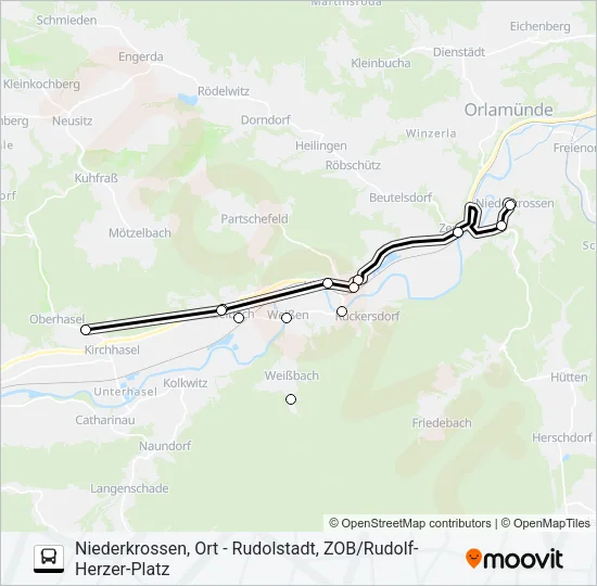 122 Bus Line Map