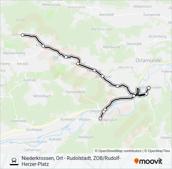 122 Bus Line Map