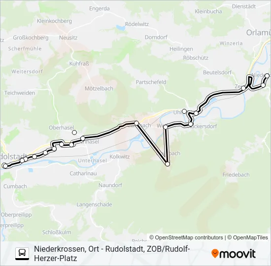 122 Bus Line Map