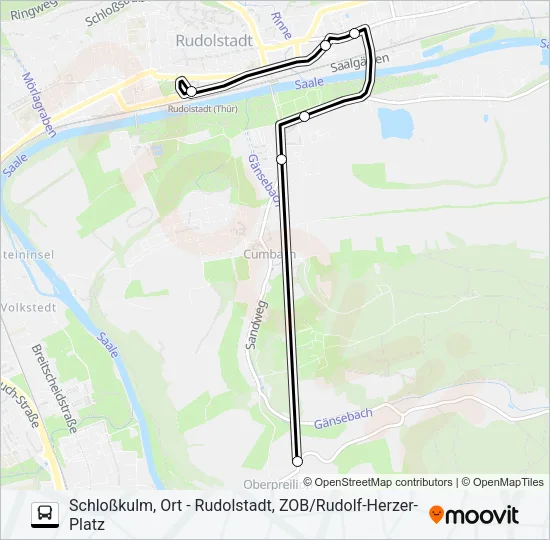 125 Bus Line Map
