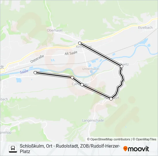 125 Bus Line Map