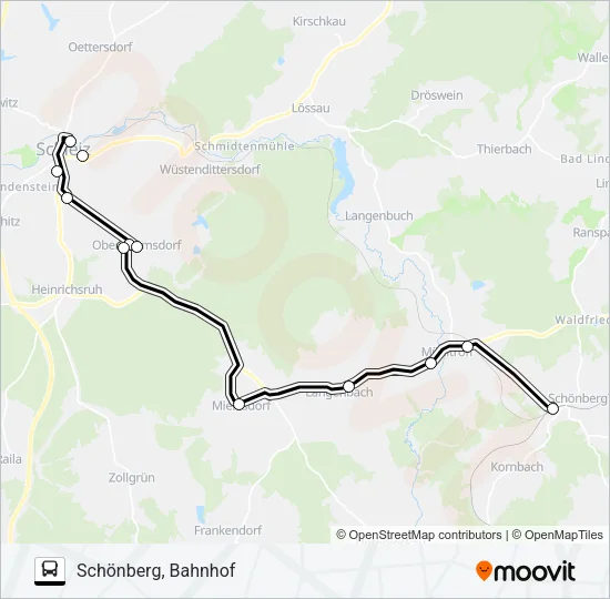 143 Bus Line Map