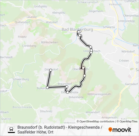 Автобус 217: карта маршрута