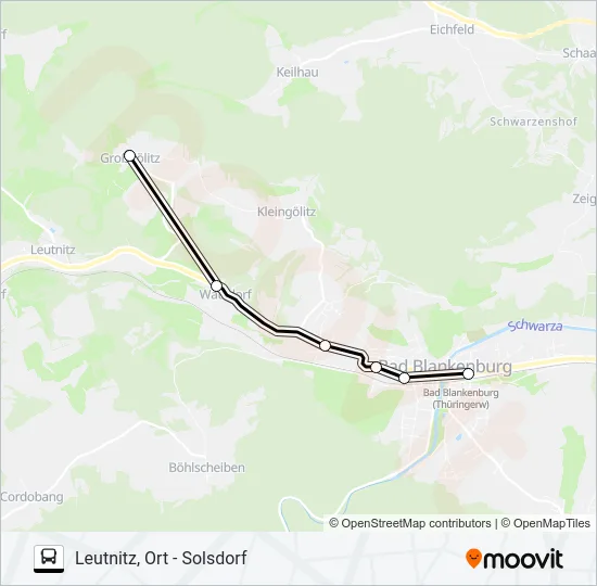 218 Bus Line Map