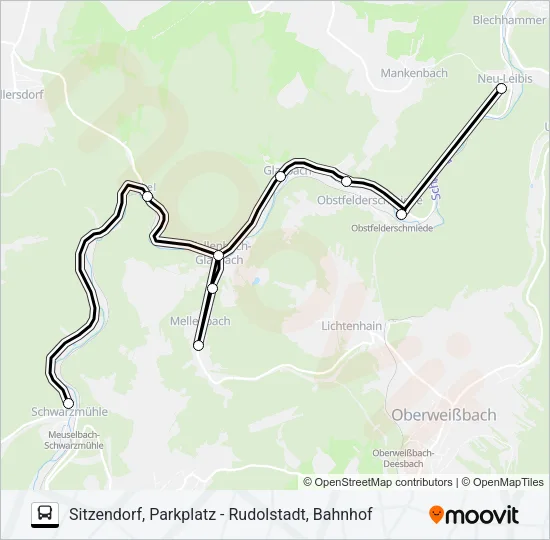 302 Bus Line Map