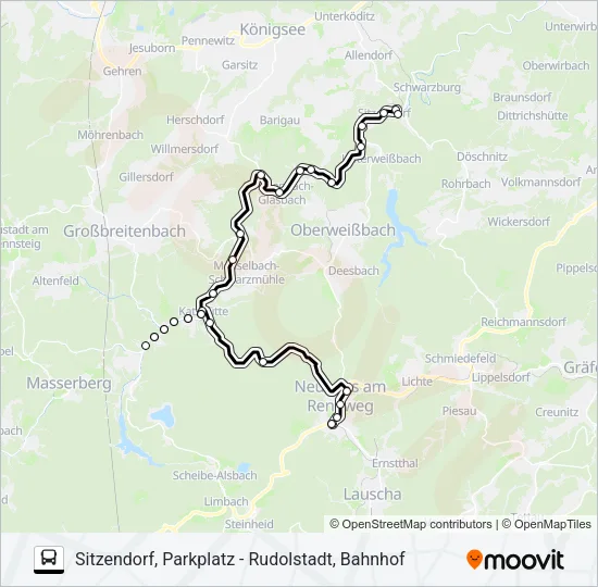 302 Bus Line Map