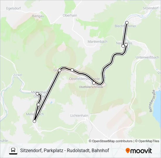 302 Bus Line Map