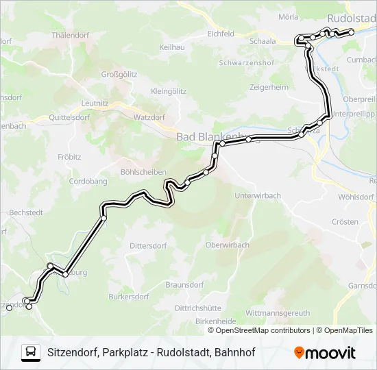 302 Bus Line Map