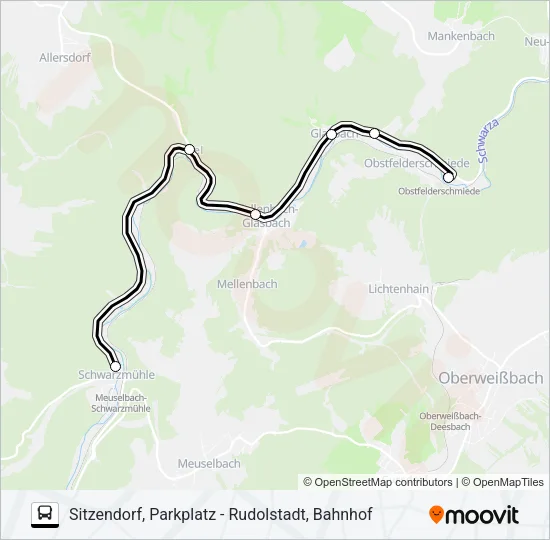 302 Bus Line Map