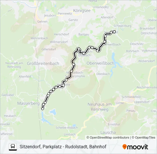302 Bus Line Map