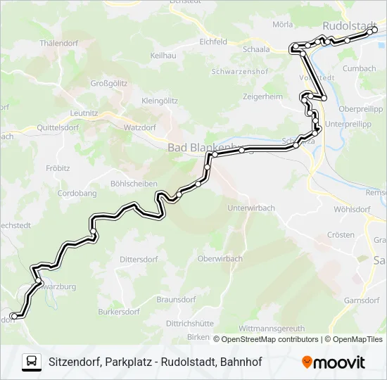 302 Bus Line Map