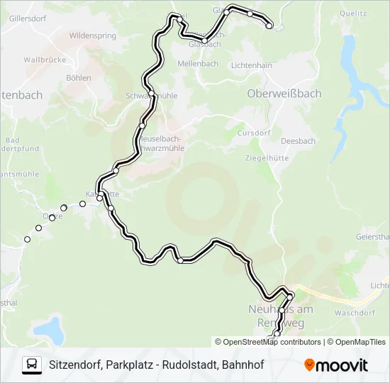 302 Bus Line Map