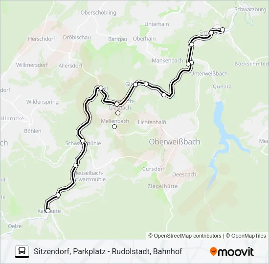 302 Bus Line Map