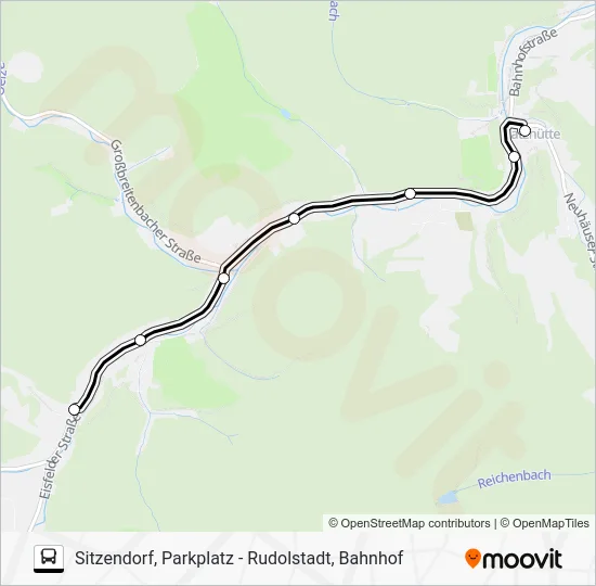 Автобус 302: карта маршрута
