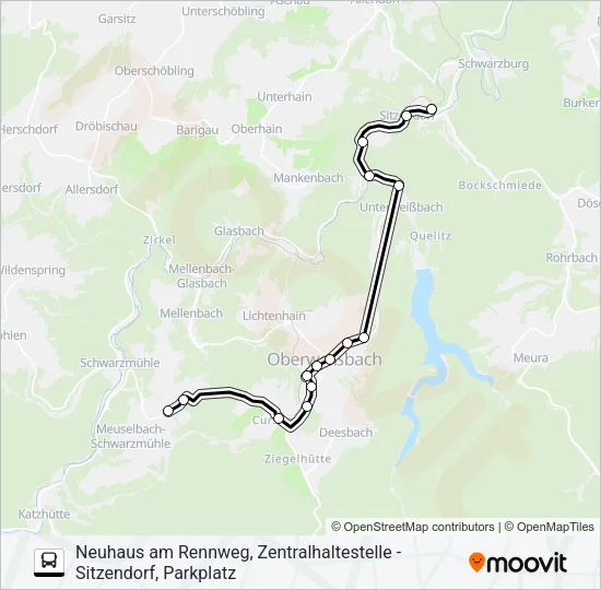 313 Bus Line Map