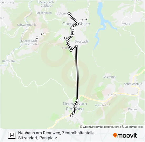 313 Bus Line Map