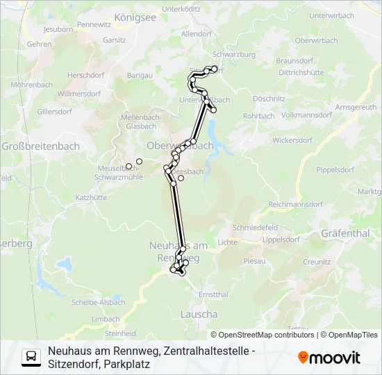 313 Bus Line Map