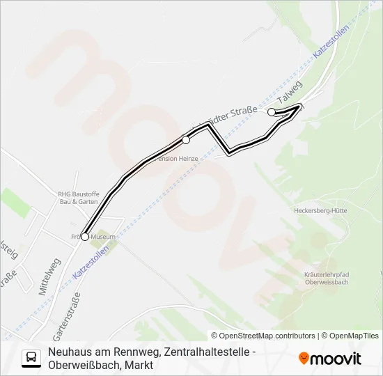 Автобус 313: карта маршрута